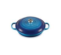 LE CREUSET Faitout Gourmet 30cm/3,5l SIGNATURE Azure bleu