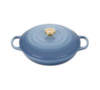 Le Creuset Faitout Signature en Fonte Émaillée, Rond, Ø 30cm, 3.2 L, 5.555 kg, Chambray, 21180304344441