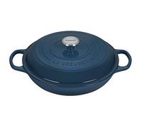 Le Creuset Cocotte professionnelle Signature Gourmet 30cm deep teal LxlxH 40.2x31.7x13.5cm