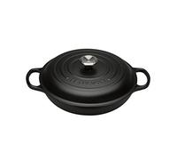Le Creuset - Signature - Gourmet cocotte professionnelle - noir/Convient à toutes les sources de chaleur