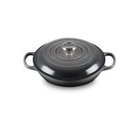 Le Creuset Faitout Signature Signature en Fonte Émaillée, Rond, 26 cm, 2 L, 4,205 kg, Flint, 21180264442430