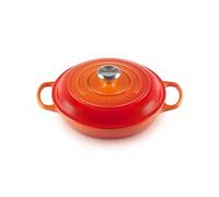 Le Creuset Faitout Signature Signature en Fonte Émaillée, Rond, 26 cm, 2 L, 4,205 kg, Volcanique, 21180260902430