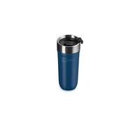 Le Creuset Gobelet de voyage isotherme en acier inoxydable - Conservation du chaud et du froid - Large ouverture - Facile à nettoyer - 350 ml - Bleu sarcelle foncé
