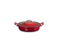 LE CREUSET Gorumet-Profitopf MODERN HERITAGE 28cm 2,9l Kirschrot rouge