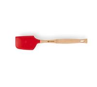 Le Creuset Grande Spatule avec Tête Amovible en Silicone, Silicone/Bois, Cerise, 93007604060002