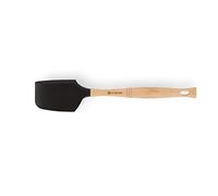 Le Creuset Grande Spatule avec Tête Amovible en Silicone, Silicone/Bois, Onyx, 93007604140002