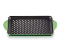 LE CREUSET Gril Rectangulaire en Fonte Émaillée, 33 x 22 cm, Bamboo, 20202324080460