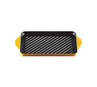 LE CREUSET Gril Rectangulaire en Fonte Émaillée 32x22 cm Nectar