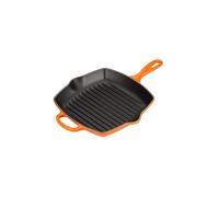 LE CREUSET Grill carré 26x26cm Signature (Rouge Four) orange