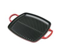 Le Creuset - Grill Signature fonte rouge cerise 31 x 27 cm - Rouge