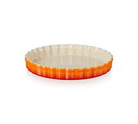 Le Creuset Héritage Moule à Tarte, Céramique, 24 cm, 1,12 kg, Volcanique,