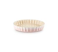 Le Creuset Héritage Moule à Tarte, Céramique, 28 cm, 1,82 kg, Shell Pink, 71120287770001