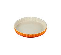 Le Creuset Héritage Moule à Tarte, Céramique, 28 cm, 1,82 kg, Volcanique, 71120280900001