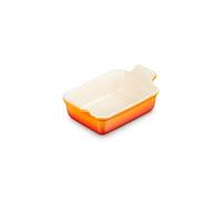 Le Creuset Héritage Plat Rectangulaire, Céramique, 19 cm, 1,1 L, Volcanique, 71102190900001