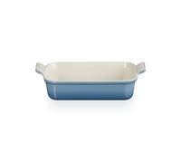 Le Creuset Héritage Plat Rectangulaire, Céramique, 26 cm, 2.4 L, Chambray, 71102264340001