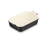 Le Creuset Héritage Plat Rectangulaire, Céramique, 26 cm, 2,4 L, Onyx, 71102261400001