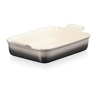 Le Creuset Héritage Plat Rectangulaire, Céramique, 32 cm, 2,31 kg, Flint, 71102324440001