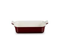 Le Creuset Héritage Plat Rectangulaire, Céramique, 32 cm, 2.31 kg, Garnet, 71102329490001