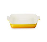 Le Creuset Héritage Plat Rectangulaire, Céramique, 32 cm, 2.31 kg, Nectar, 71102326720001