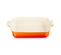 Le Creuset Héritage Plat Rectangulaire, Céramique, 32 cm, 2,31 kg, Volcanique, 71102320900001