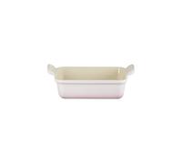 Le Creuset Heritage Shell Plat rectangulaire Rose 19 cm