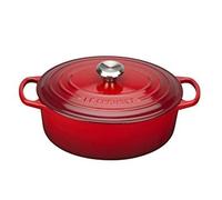 Cocotte SIGNATURE en Fonte Émaillée Ovale 35 cm CERISE