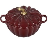 LE CREUSET Le Creuset Cocotte citrouille en fonte émaillée avec bouton doré 4 litres, Rhone