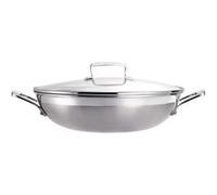LE CREUSET MAGNETIK WOK AVEC COUVERCLE VERRE DIAMÈTRE: 30 CM G