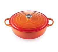 Le Creuset Marmite Signature en Fonte Émaillée avec Couvercle, 32 cm, Ronde,7 L, 6,275 kg, Volcanique, 21114320900430