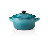 Le Creuset Mini-Cocotte Ronde en Céramique, 250 ml, Bleu Caraïbes, 71901101700100