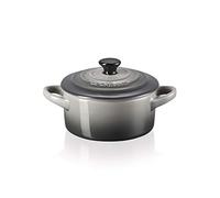 Le Creuset Mini-Cocotte Ronde en Céramique, 250 ml, Céramique, Flint, 71901104440100