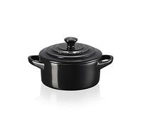 Le Creuset Mini-Cocotte Ronde en Céramique, 250 ml, Céramique, Noir Mat, 71901100000100