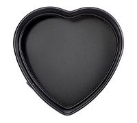 Le Creuset Moule à gâteau à charnière antiadhésif en forme de cœur, acier au carbone