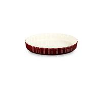 LE CREUSET Moule à tarte 28cm/2,1l POTERIE Garnet rouge foncé