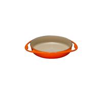 LE CREUSET Moule à tarte Tartin en fonte 28cm (Rouge four) 2,6l orange