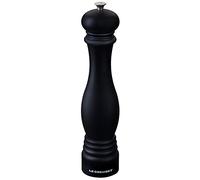 Le Creuset Moulin à Poivre Classique Réglable, Grand Modèle, Plastique ABS Résistant aux éclats, Anticorrosion, 518 g, Noir Mat, 96002700000000, 30