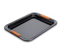 Le Creuset Petit Plaque de Cuisson Rectangulaire Anti-Adhérente, 32,2 x 24 x 2,58 cm, Noir Mat, 94103433000000