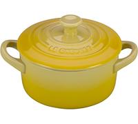 Le Creuset Petite cocotte ronde en céramique 14 cm, Grès céramique, Soleil, 8 Oz.