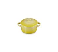 Le Creuset Petite cocotte ronde en céramique 14 cm, Grès céramique, Soleil, 8 Oz.