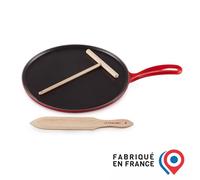 Poêle à Crêpes 27 cm Le Creuset Fonte 20136270600460 Cerise