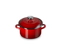 Le Creuset Petite marmite traditionnelle en émail sur acier, 3,8 l, cerise