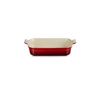 Le Creuset – Plat rectangulaire – Céramique émaillée 32 cm – Cerise