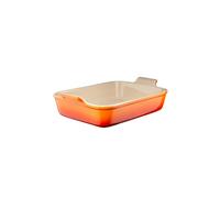 LE CREUSET Plat à gratin Tradition 32x24cm 4l Rouge Four orange