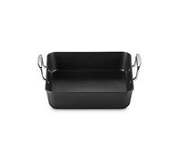 Le Creuset Plat à Rôtir Carré Anti-Adhérent Renforcé, 26 x 26 cm, 52106260010101, Black