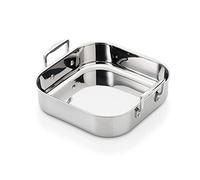 Le Creuset Plat à Rôtir Carré en Acier Inoxydable, 3-Ply, 26 x 26 cm, 96106026000000, Silver