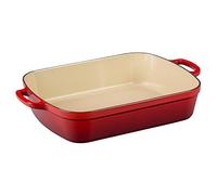 Plat rectangulaire fonte émaillée 37 cm Cerise Le Creuset