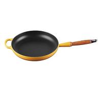 Le Creuset Poêle à frire en Fonte Émaillée avec poignée en bois, 28 cm, Nectar, 20258286720422