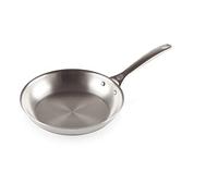 Le Creuset Poêle à Frire Peu Profonde en Inox, 26 cm, Sans revêtement, 96600226000100, Silver