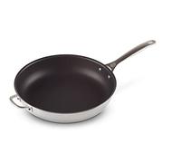 Le Creuset Poêle à Frire Profonde en Inox avec Couvercle, 20 cm, Anti-adhésif, 96600232000000