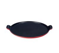 Le Creuset Poêle À Griller Ronde En Fonte 32 Rouge XL 20285320600460